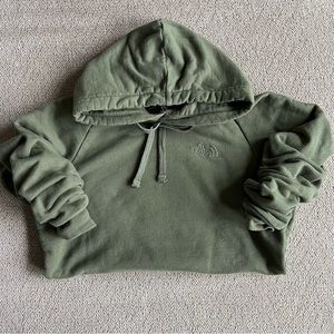 Women’s North Face Olive Green Sweatshirt